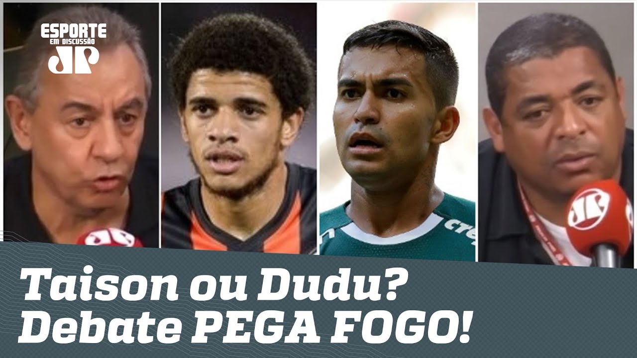 PEGOU FOGO! Flavio Prado diz que Taison é MELHOR que Dudu, e Vampeta SE IRRITA!