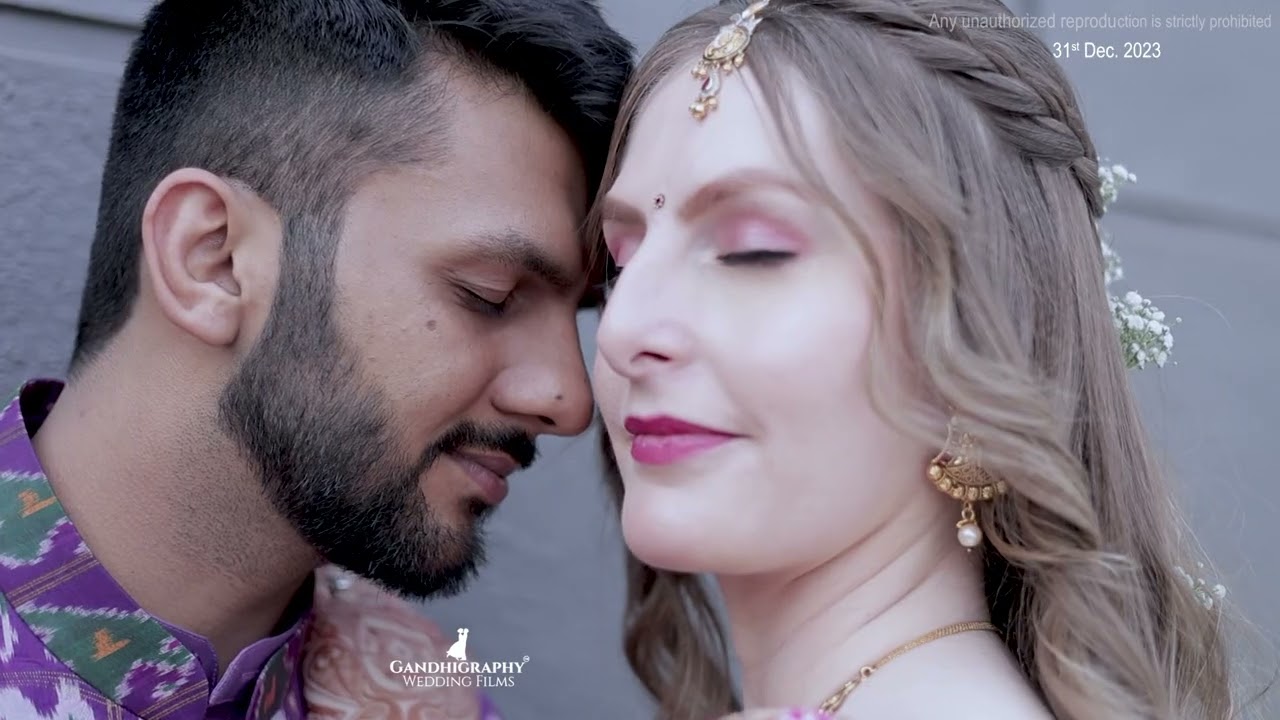 Cinematic Film II Kishan + Ellie II Gandhigraphy wedding films II Royal wedding Rajkot