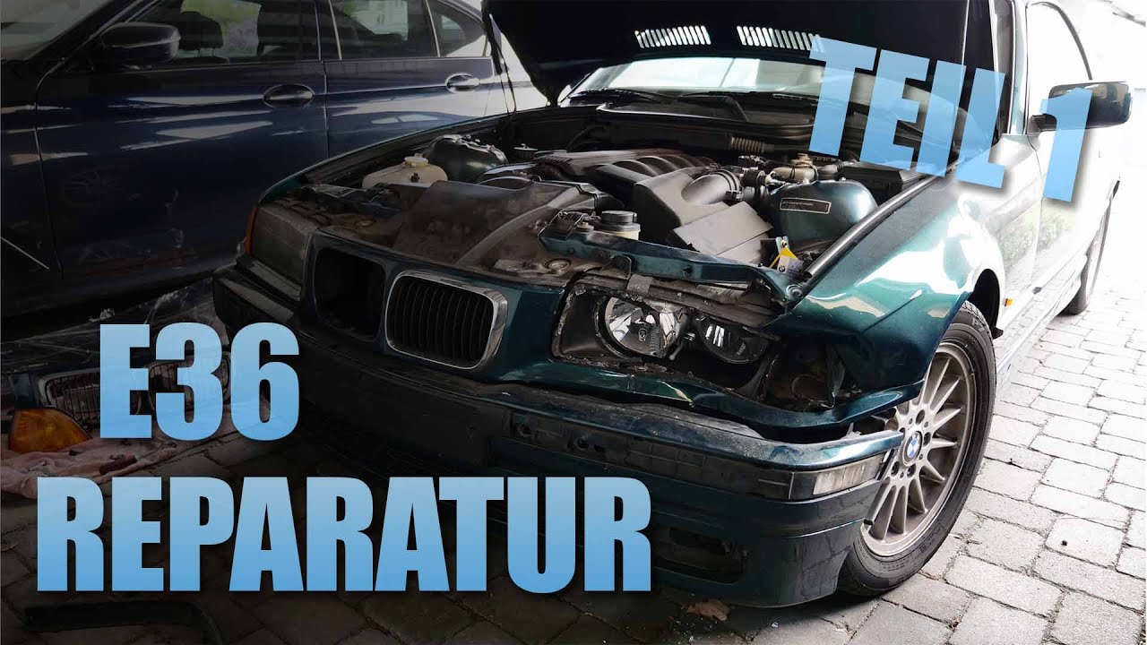 Julis BMW E36 Unfall! BMW Unfallreparatur Teil 1