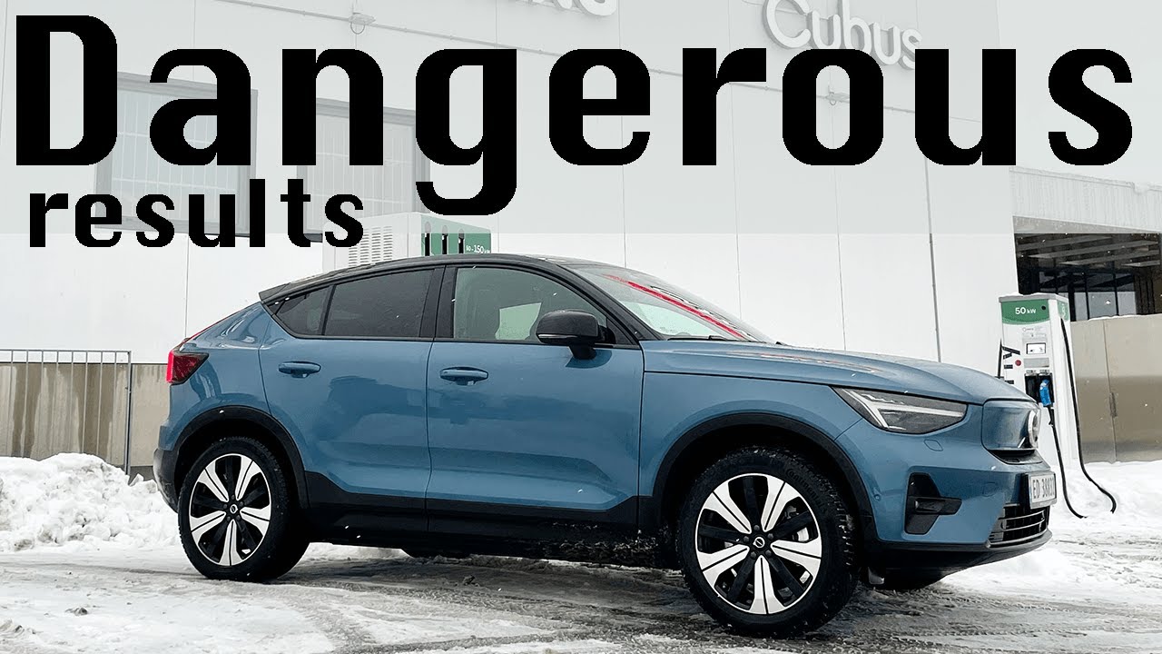 Тест запаса хода Volvo C40 по автомагистрали