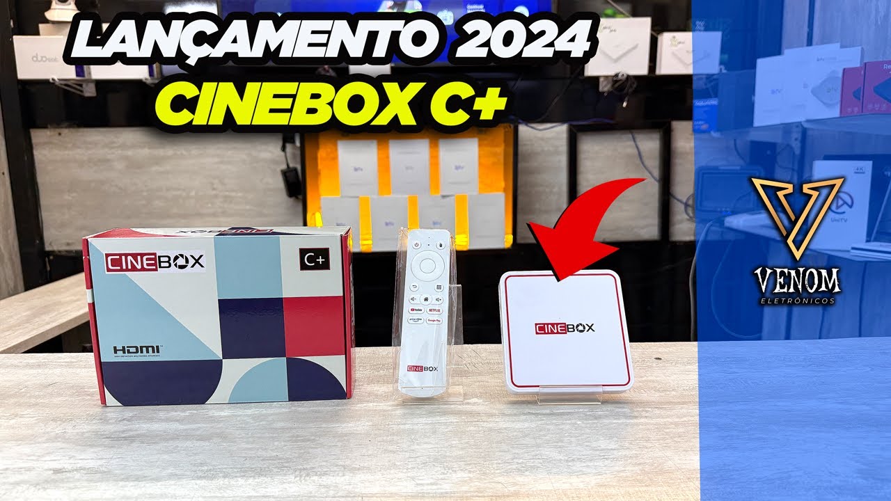 LAN&Ccedil;AMENTO 2024 CINEBOX C+ - VENOM ELETR&Ocirc;NICOS
