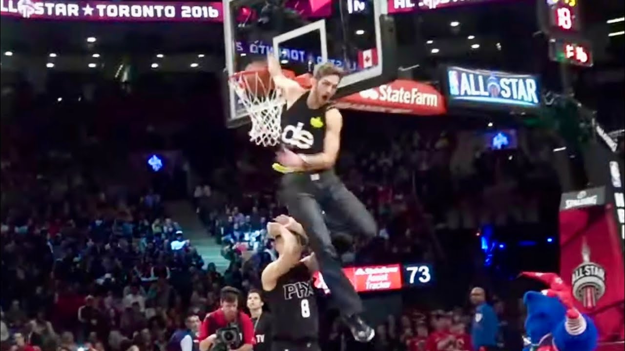 Jordan Kilganon Dunks in JEANS at NBA All Star! Lebron and drake reactions 😳🤯