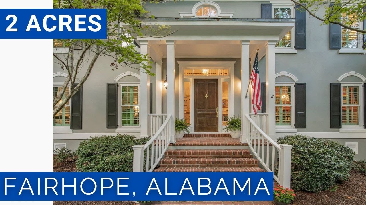 Inside STUNNING Home on 2 ACRES on Fly Creek in Fairhope, Alabama