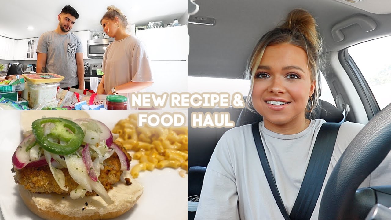 Healthy Fried Chicken Sandwich, Grocery Haul & Mini Clothing Haul