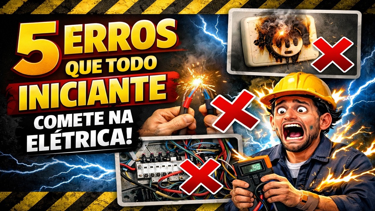 5 ERROS que TODO iniciante comete na elétrica ⚡