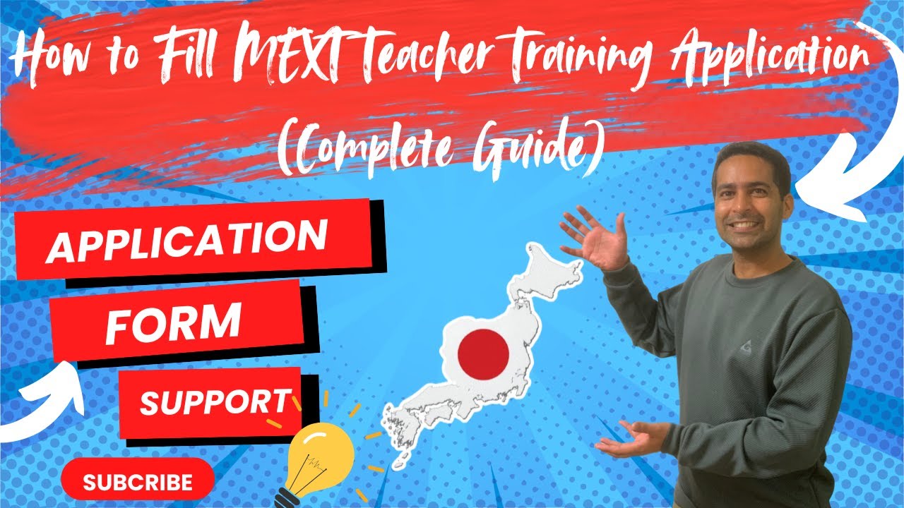 How to Fill the MEXT Teacher Training Scholarship Application (Step-by-Step Guide)