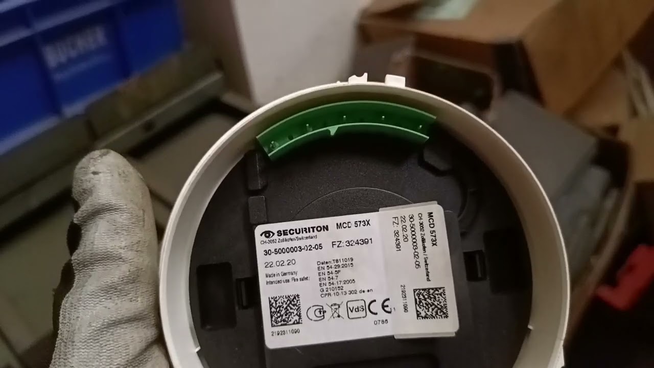 Securiton fire alarm smoke detector Base connection#Fire alarm rk