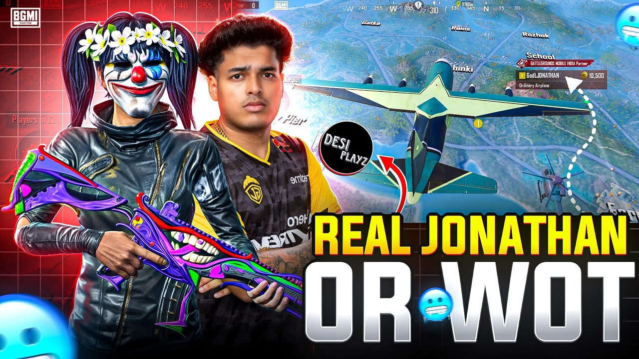 DESi Became Jonathan And Fight Against Him 💀🔱 || DESi PLAYz || #bgmi