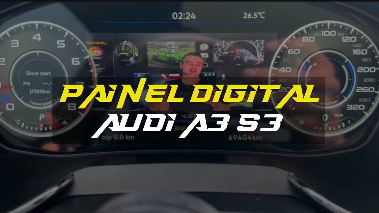 INSTALAÇÃO DO PAINEL DIGITAL NO AUDI A3 S3