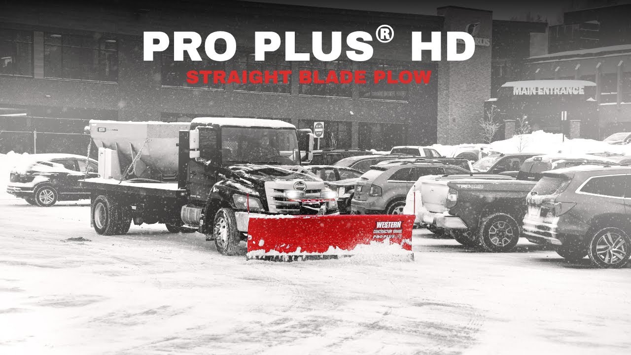WESTERN&reg; PRO PLUS&reg; HD Straight Blade Snowplow