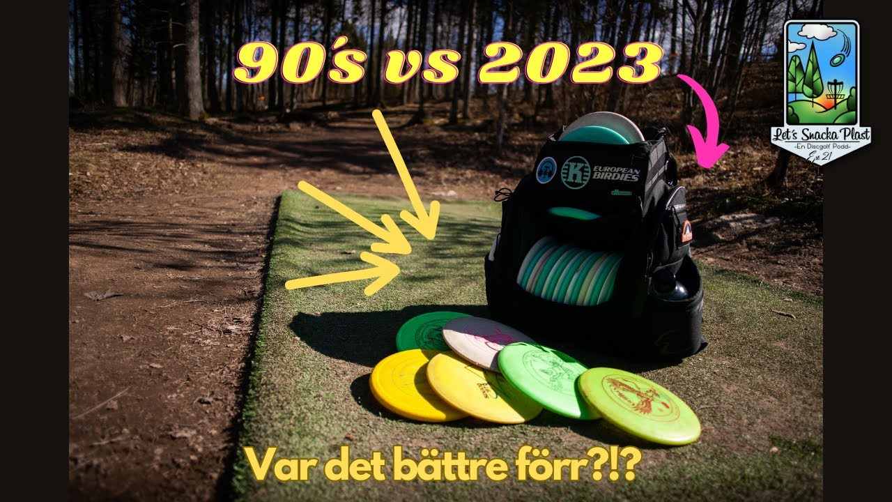 90-talet möter 2023 och en bag för nästan 30K, var det verkligen bättre förr? #kastaplast #discgolf