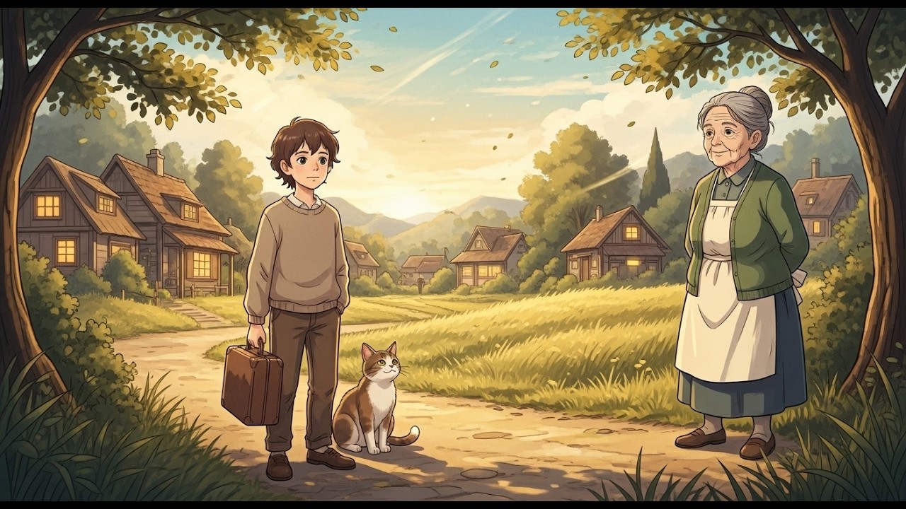 Walking Back to My Old Village at Sunset | Calm Nostalgic Story
