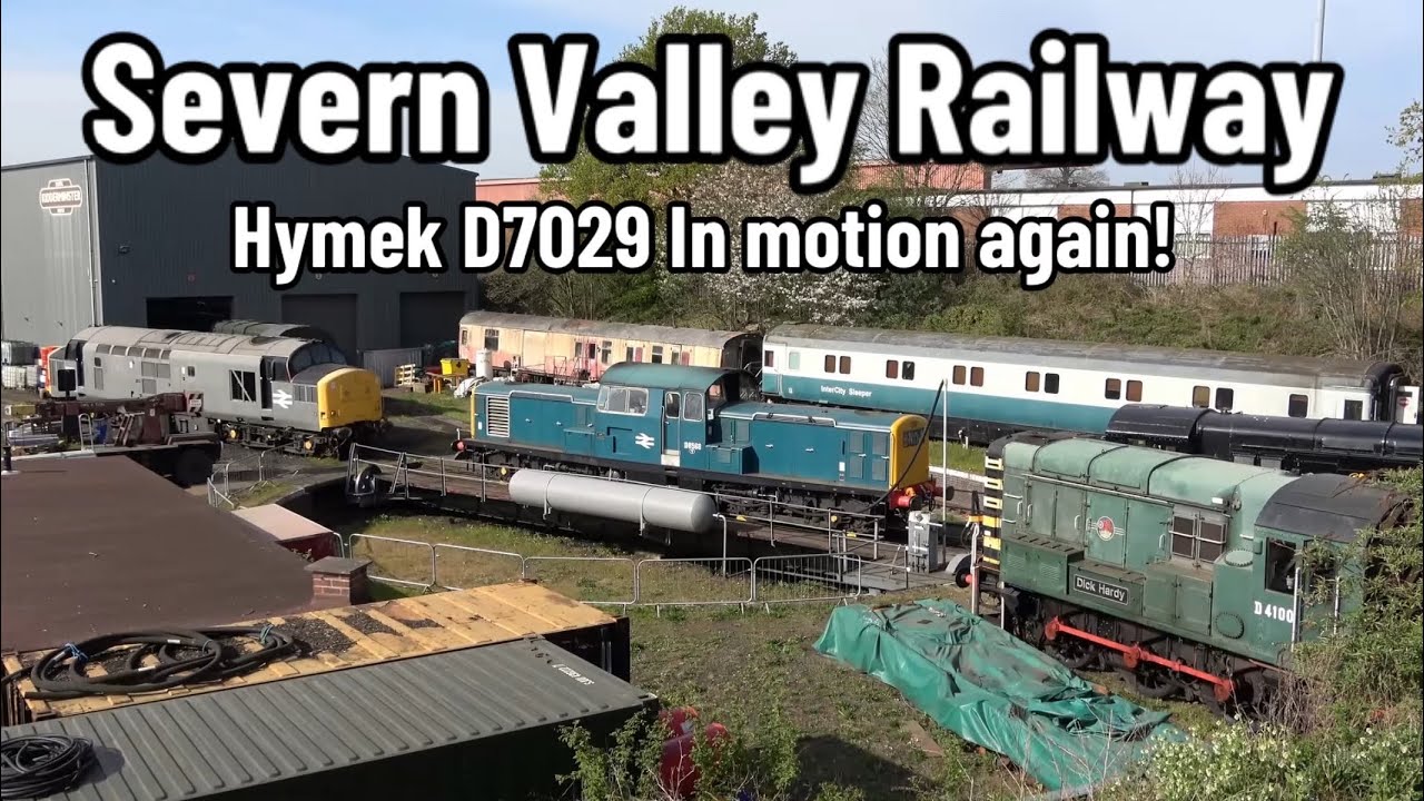 Severn Valley Railway | NEW look for Clayton D8568 & D7029 Resident Hymek in MOTION