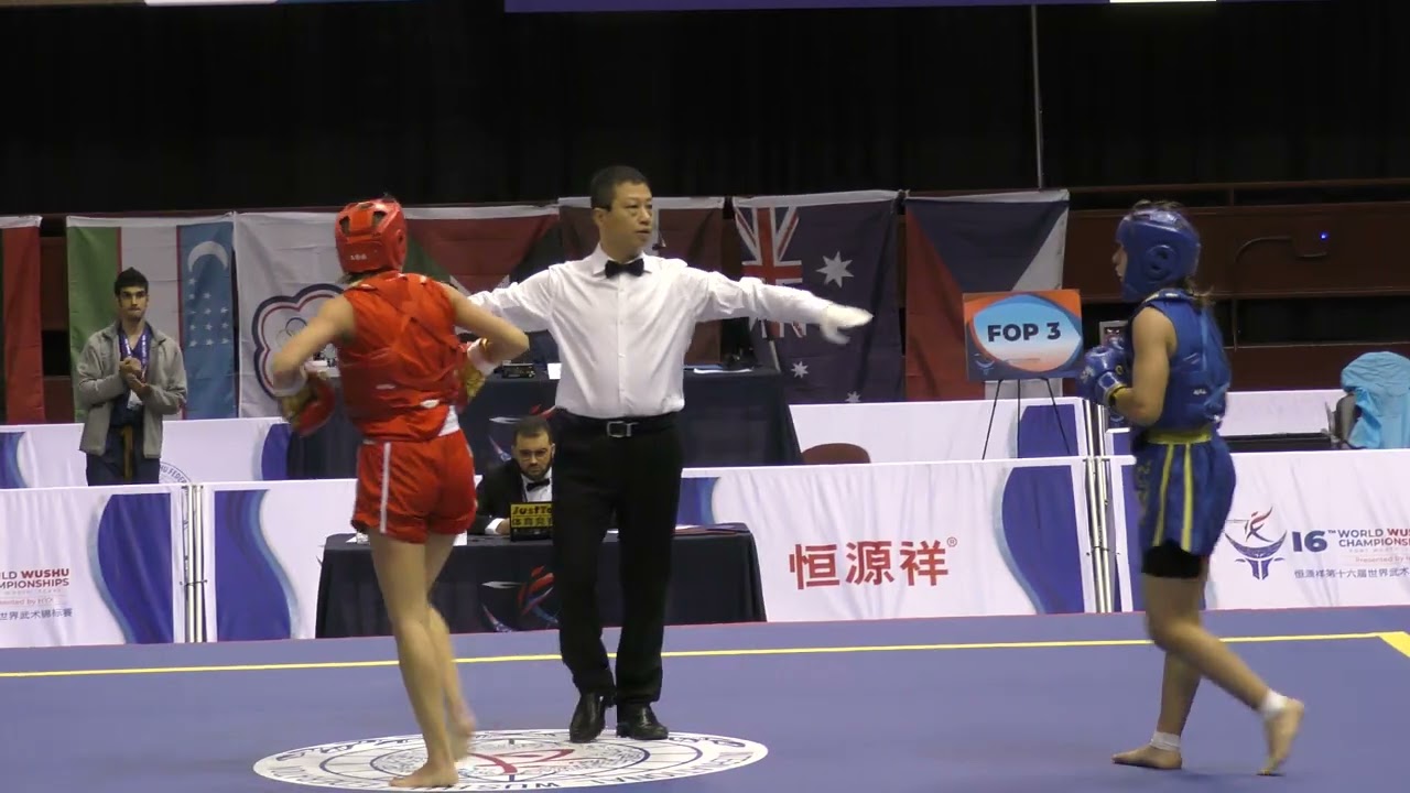 HYX 16th World Wushu Championships Sanda Women's 52KG - Romania vs. Italy