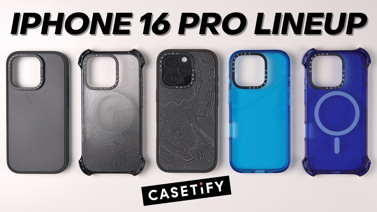 iPhone 16 Pro CASETiFY Case Lineup!