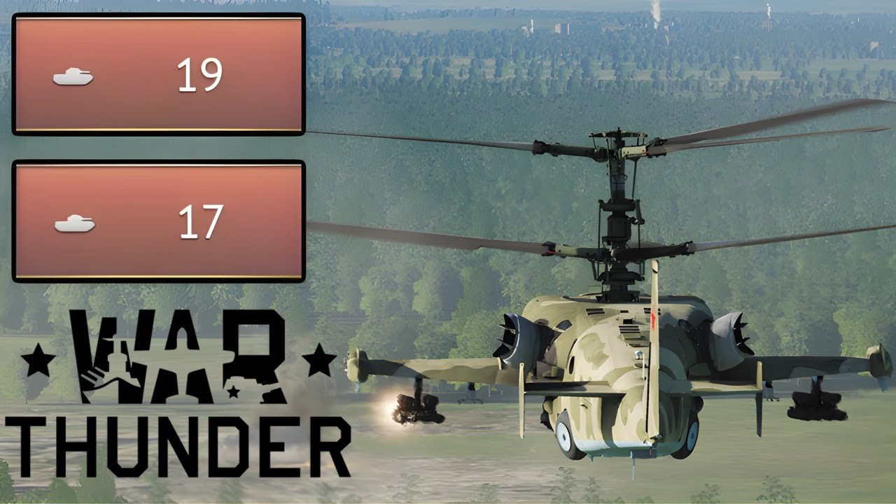 Ка-50, 2 ядерных боя на вихрях | War Thunder