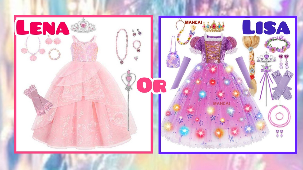 lisa or lena 😍💕| Cute and beautiful dresses 👌💖😘| Ep 12 | #cute #fyp #trending #lisaorlena