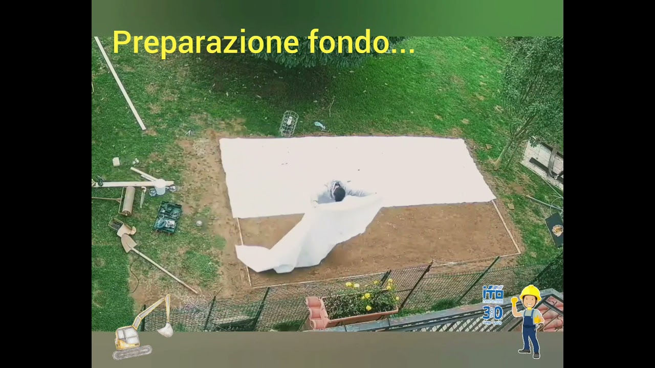 Preparazione fondo casetta legno...
