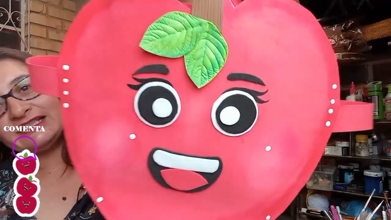 Como hacer un disfraz manzana