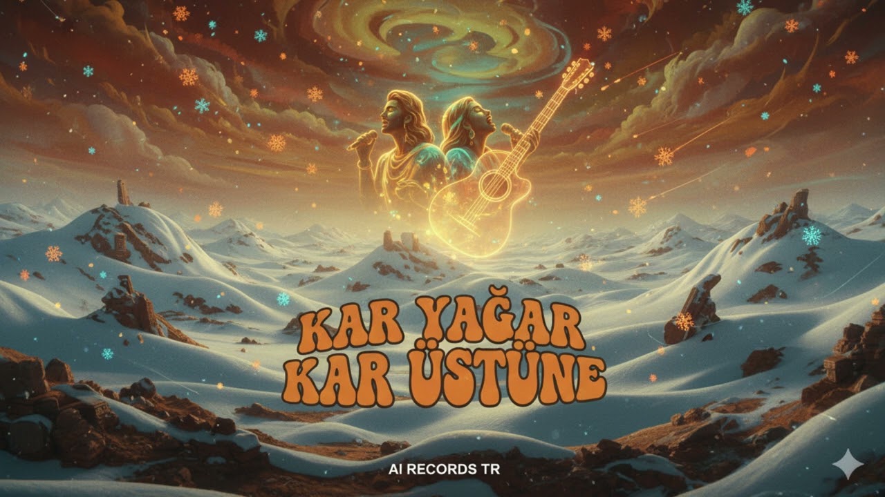 Kar Yağar Kar Üstüne – AI Cover | Anatolian Psychedelic Rock  🎸 | AI RECORDS TR