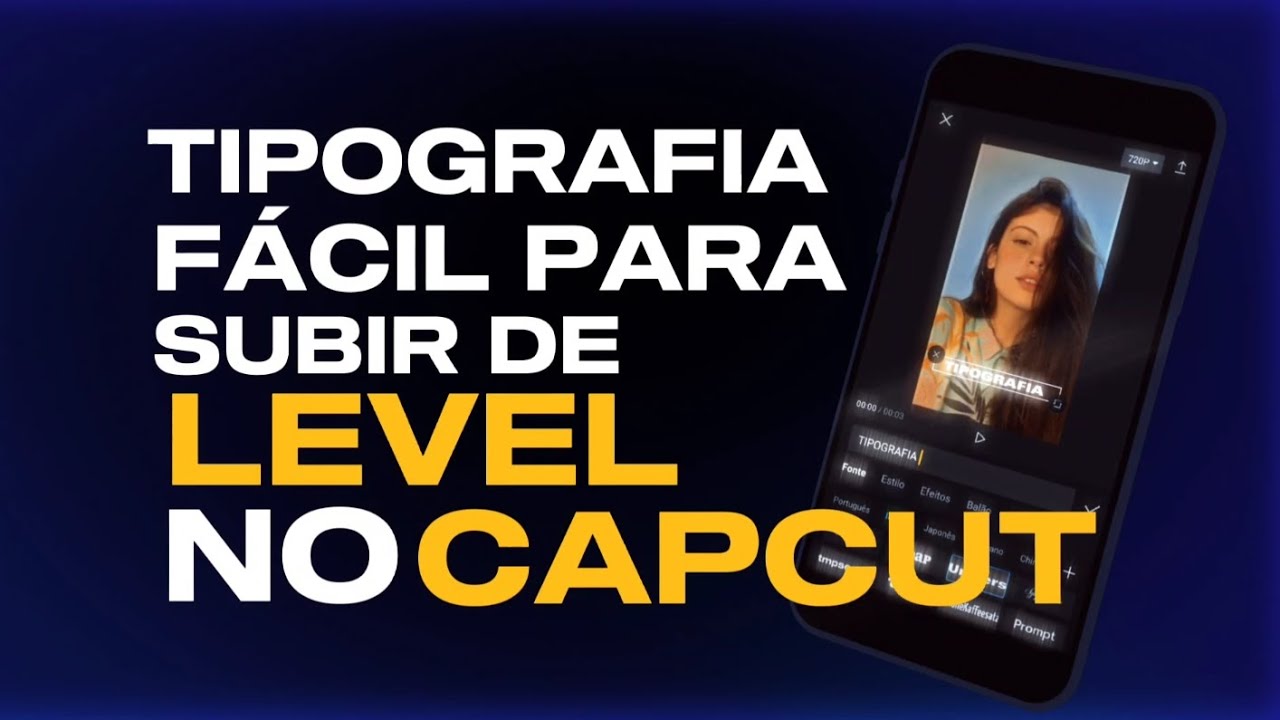 Capcut - Como subir de level fácil | Tipografia Fácil | #capcut #tipografiasstatus #fyp