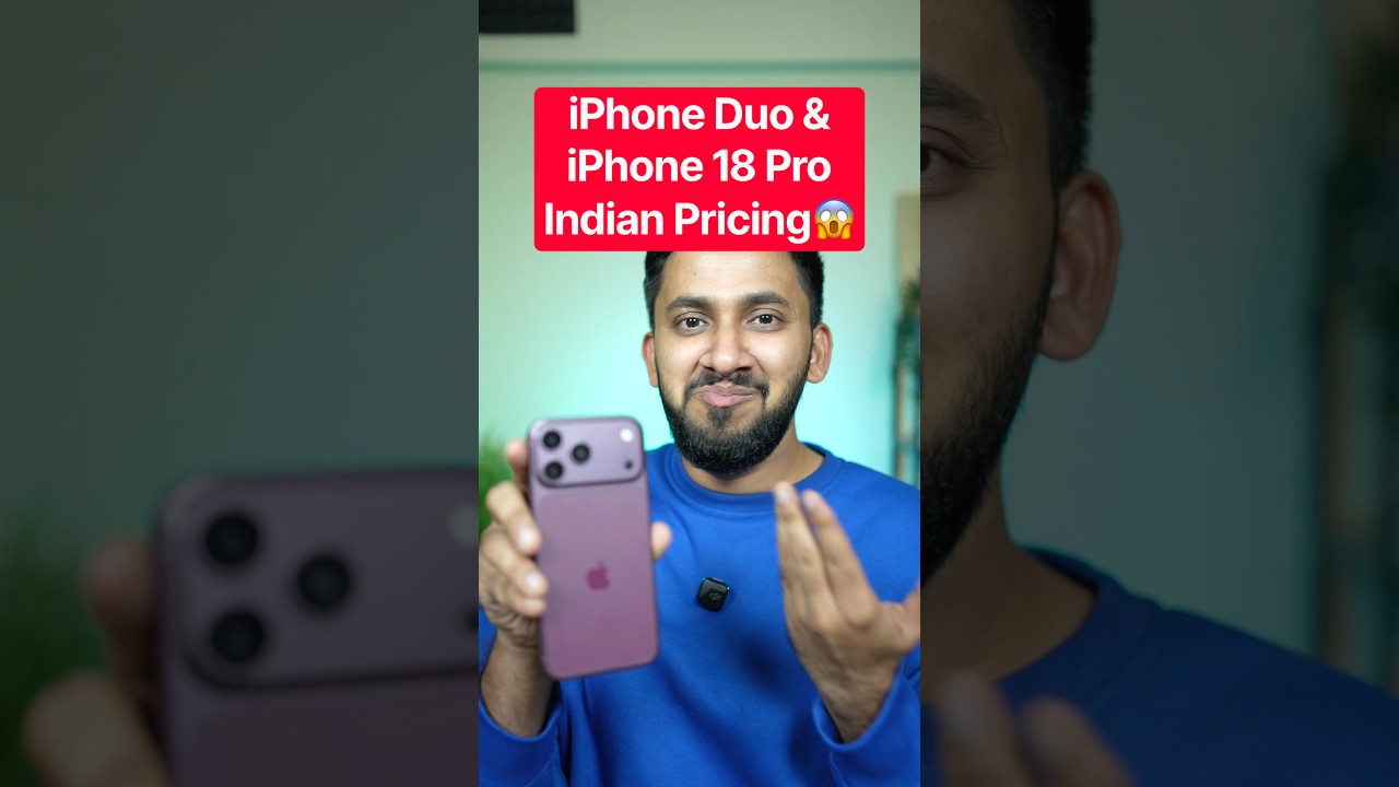 4.5 Lakhs iPhone Launched😱 Apple iPhone Duo & iPhone 18 Pro Max Indian Pricing & First Look