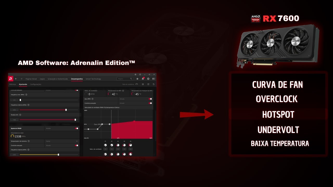 COMO FAZER UNDERVOLT NA RX 7600 (FÁCIL E RÁPIDO)