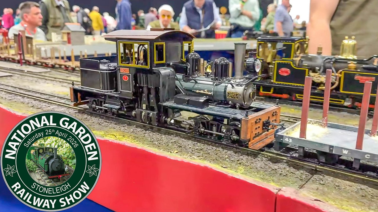 National Garden Railway Show 2026 - NAEC Stoneleigh Park - Live Steam Locomotives- Railroad