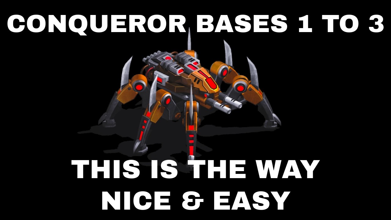War Commander - Conqueror Bases Super Easy (Sector Breach)