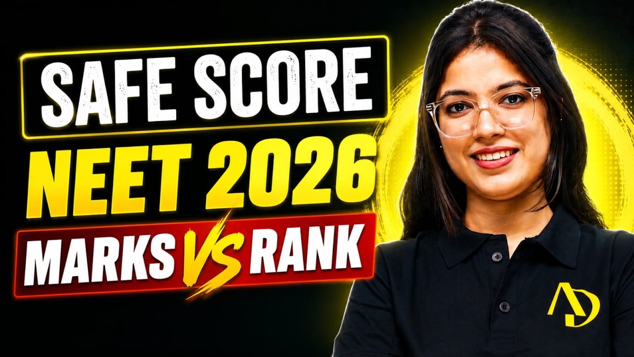 Most realistic Safe score NEET 2026 | Ranks vs Marks | Charu Ma'am #neet2026