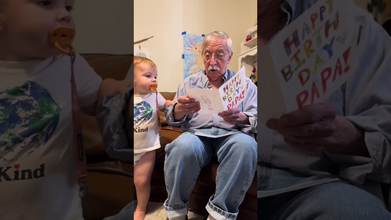 Here's another glimpse into dad's birthday celebration earlier this week