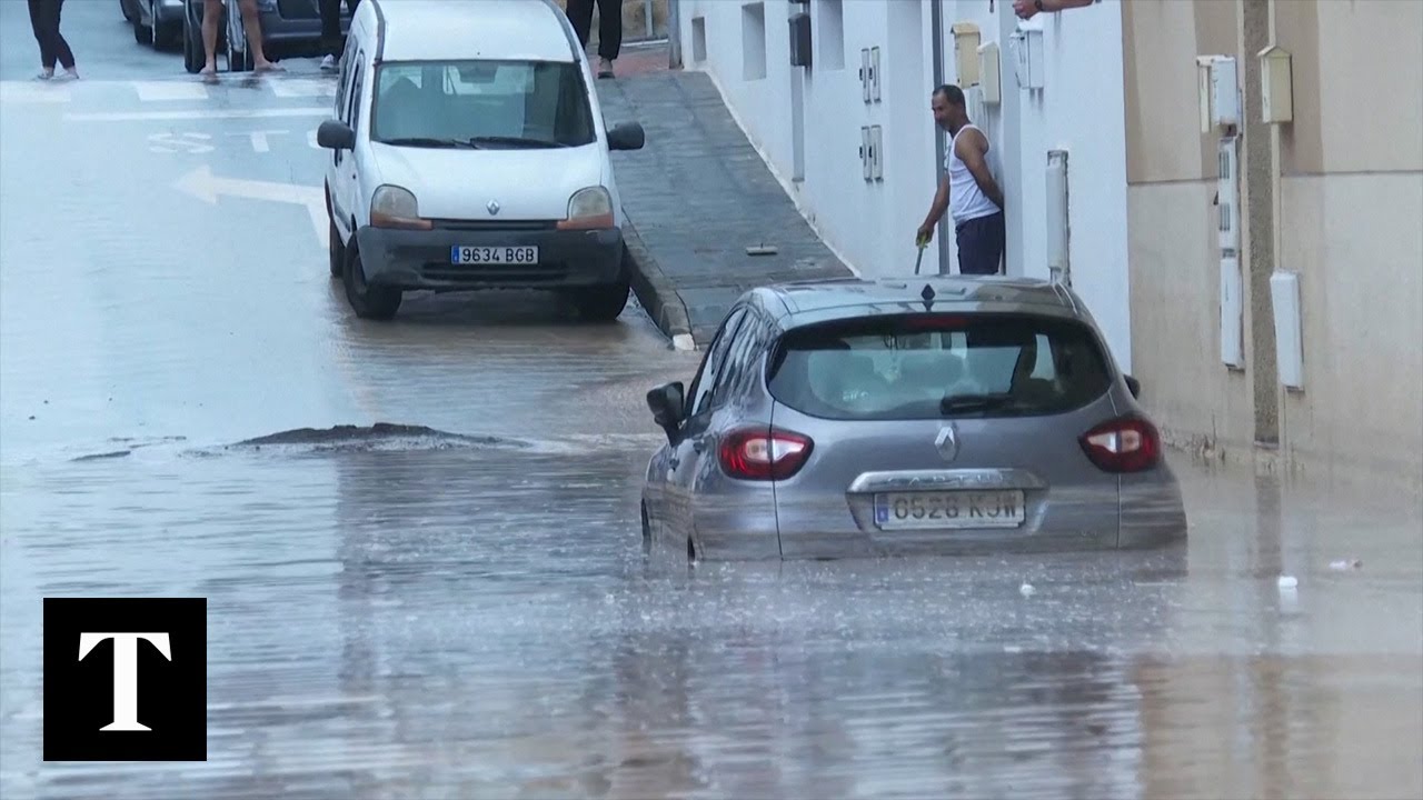 Lanzarote hit by flooding after torrential rain