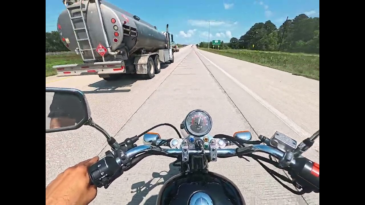 Honda Rebel 250. Top Speed Test and Ride Review.