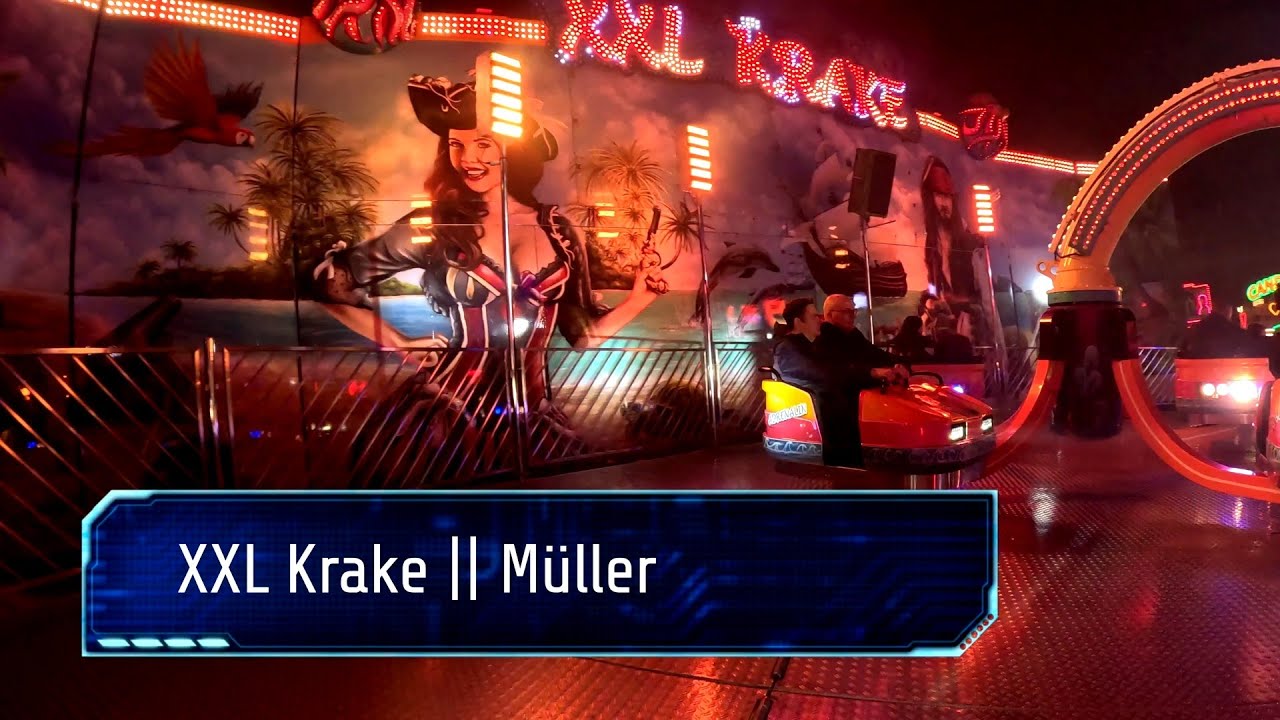 XXL Krake - Müller (Onride) / Cannstatter Wasen 2024 Stuttgart / Schwarzkopf Monster 2 / Volksfest