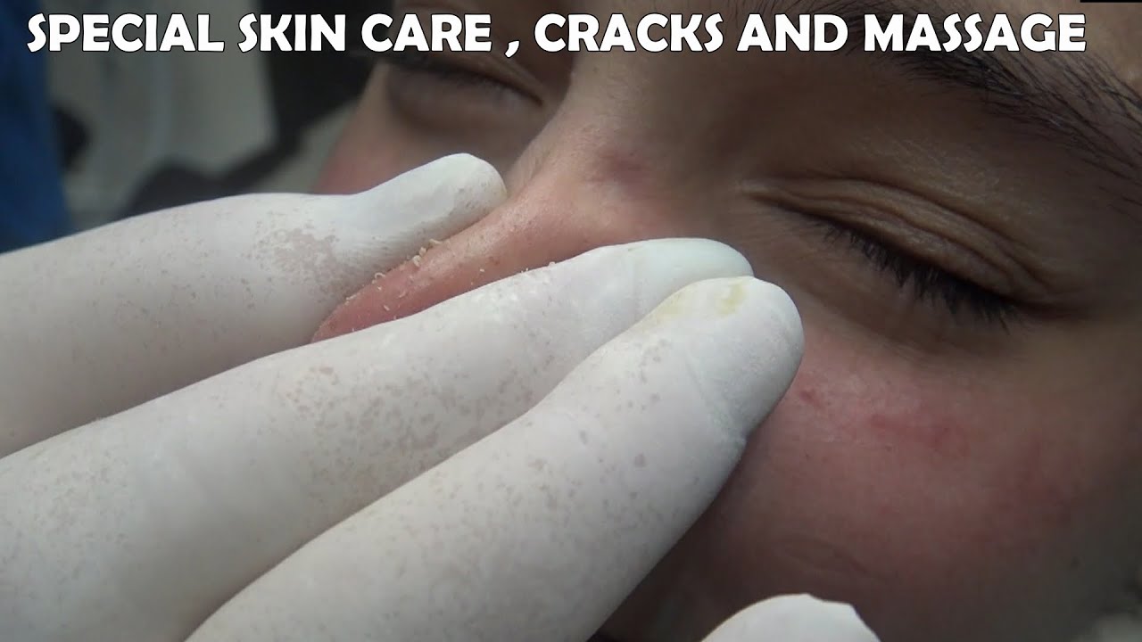 UNBELIEVABLE FOAM SKIN CARE FOR FEMALE - BODY CRACKS -ASMR HEAD,FOOT,ARM,FACE,EAR,BACK,CHEST MASSAGE