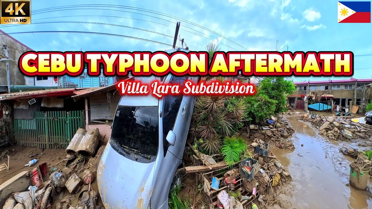 Flashflood Horror in Cebu | Typhoon Tino’s Trail of Destruction in Villa Lara Subdivision