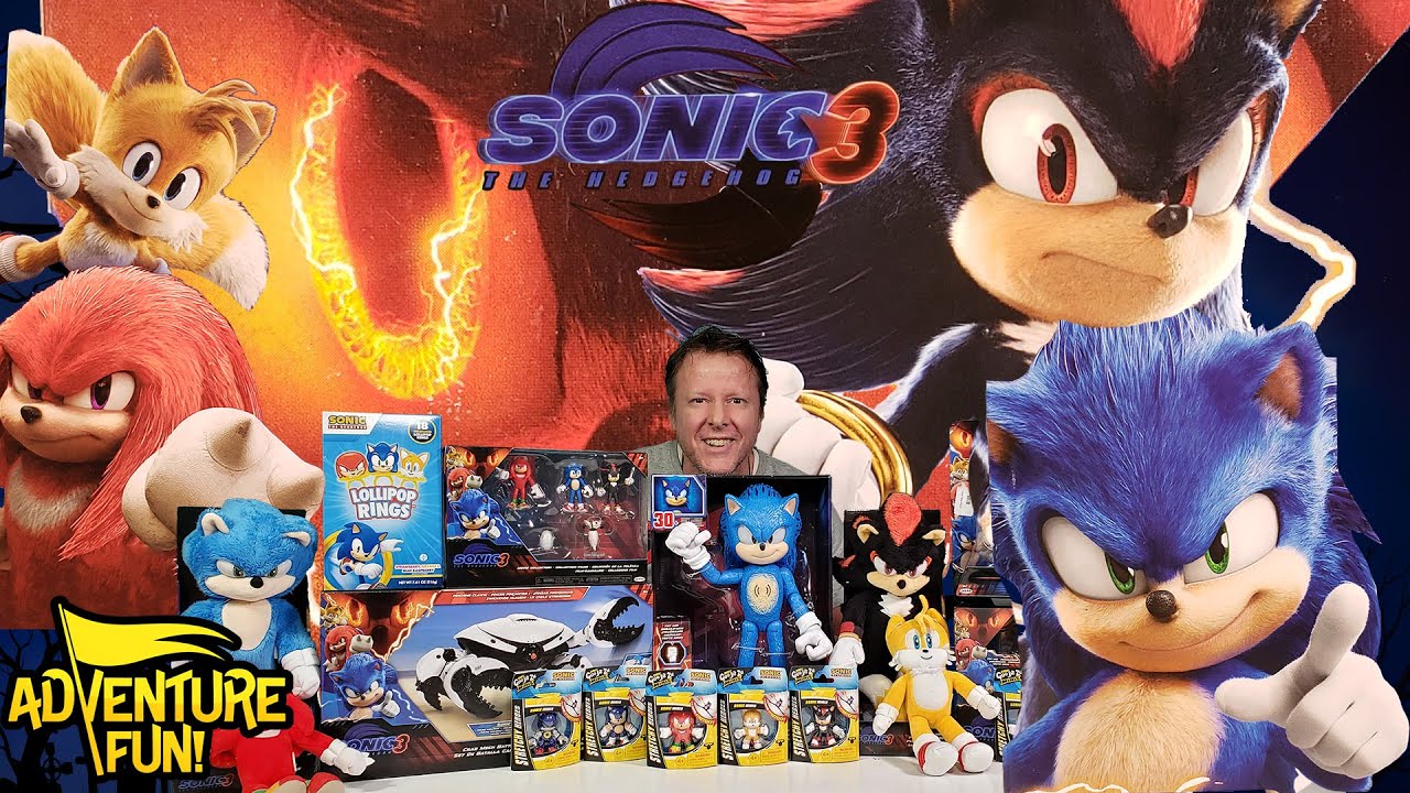 Sonic The Hedgehog 3 Official Movie Trailer Toys, Adventure Fun Toy review!