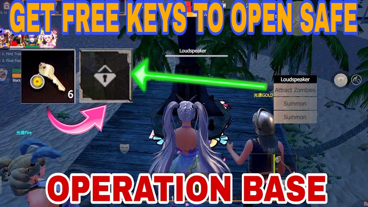 HOW TO GET FREE KEYS TO OPEN SAFE IN OPERATION BASE #lastislandofsurvival #lastdayrulesurvival