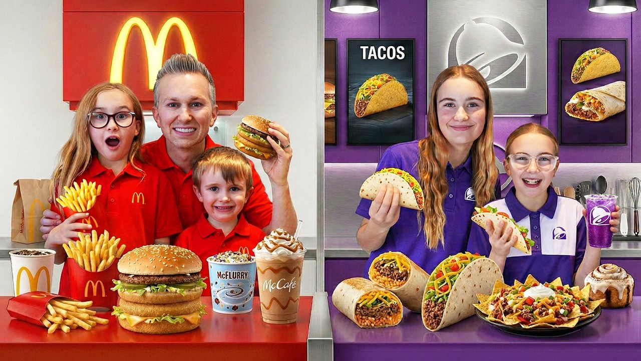 We Opened A Real McDonald’s and Taco Bell In Our House!