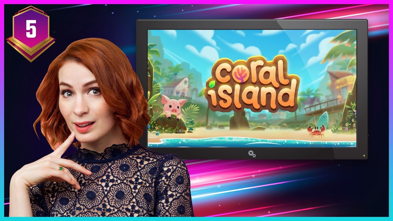Felicia Day and friends play Coral Island! Part 5!
