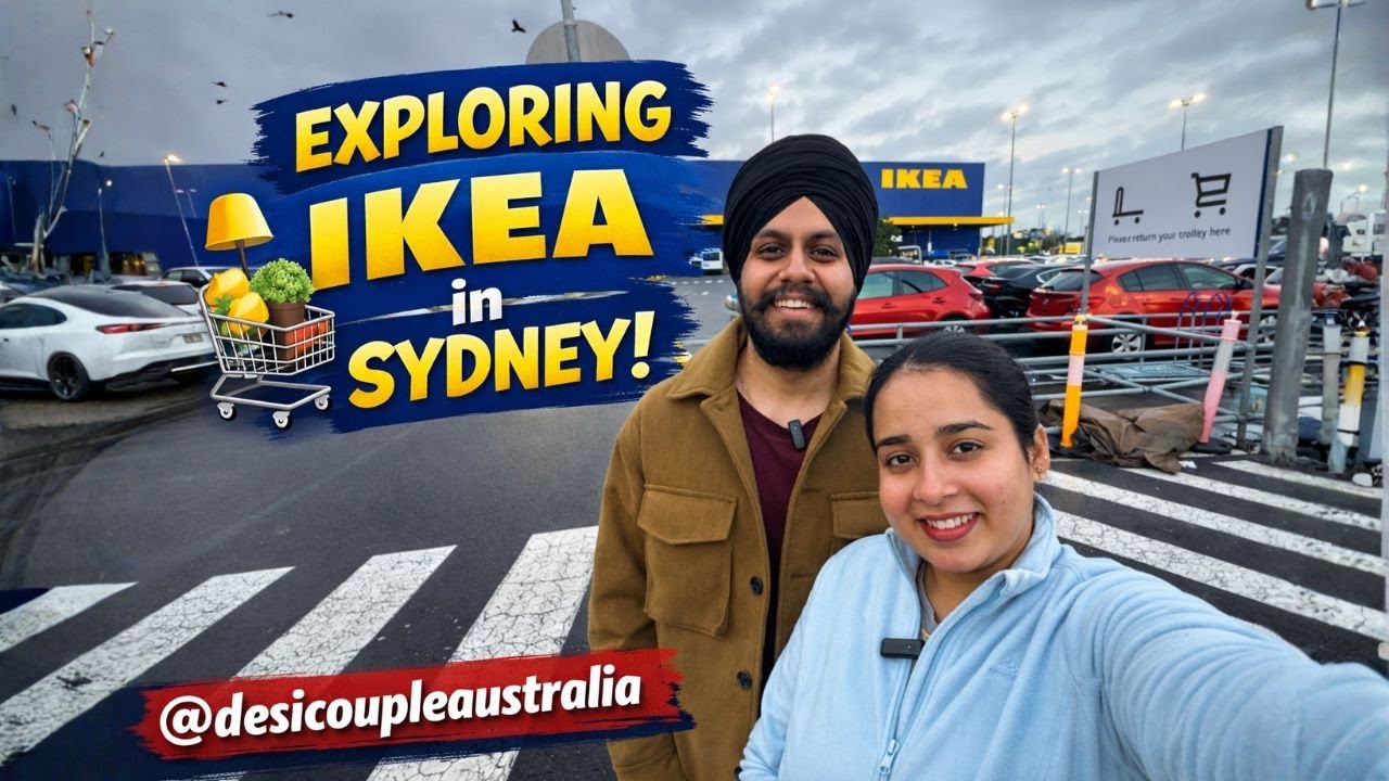 IKEA Australia Mein Kya Milta Hai? 😲 | First Time Explore | Desi Couple Australia 🇳🇿