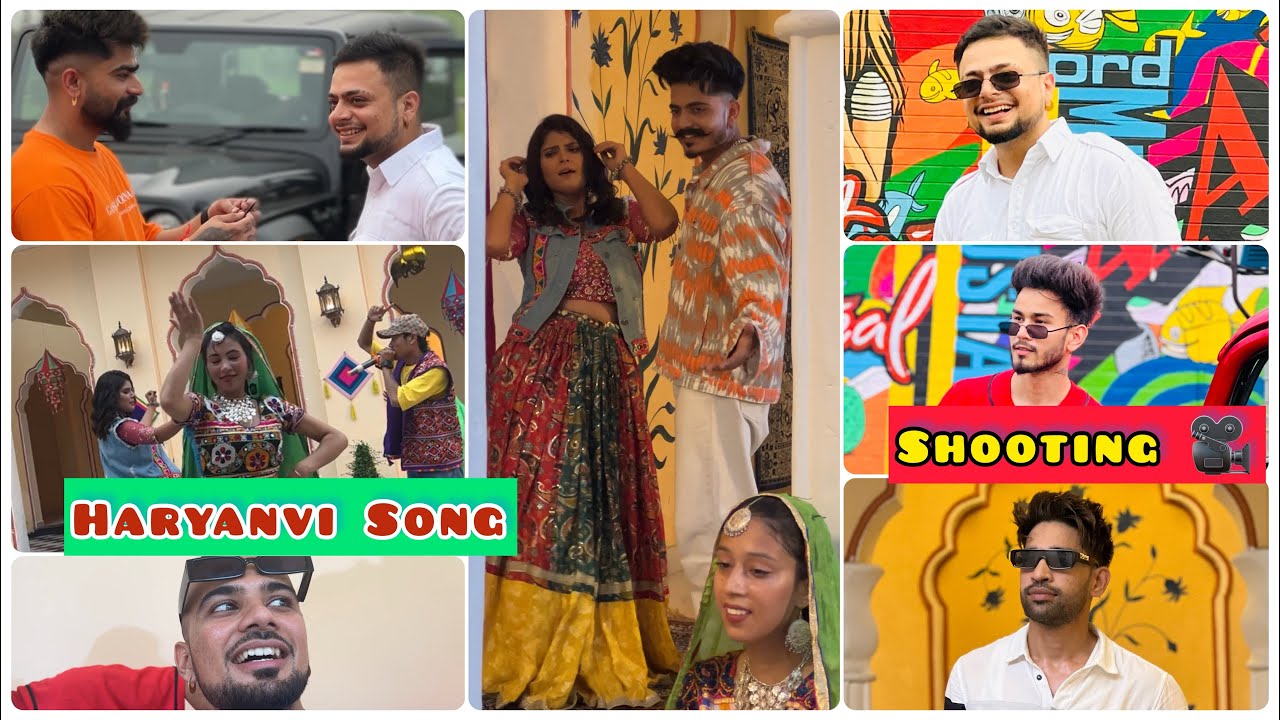 Haryanvi Song Shoot🎥📽️😎 Full Masti On Set || Ankush Thakur ||