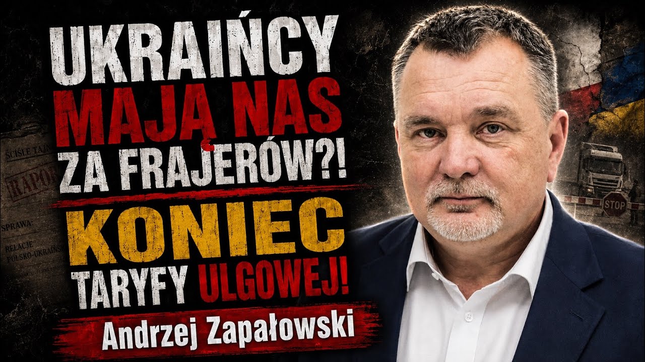 Ukraińcy mają nas za frajer&oacute;w?! Koniec taryfy ulgowej! | prof. Andrzej Zapałowski