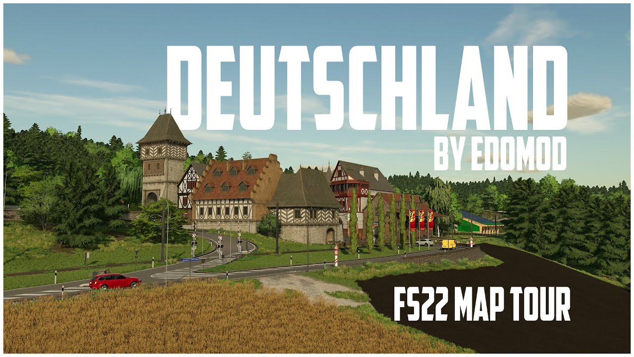 ЭТА КАРТА УДИВИТЕЛЬНА! &mdash; Deutschland от Edomod &mdash; Farming Simulator 22 (только для ПК)