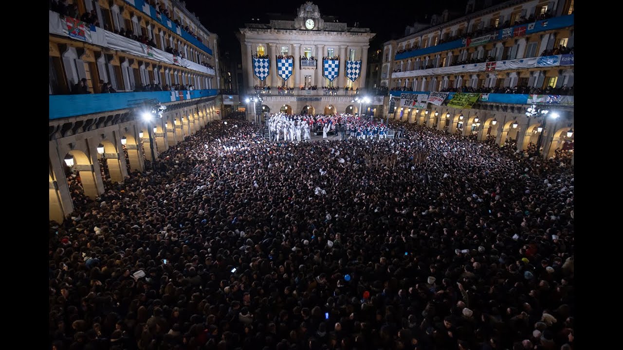 Marcha de San Sebastián 2024 Arriada desde la plaza de la Constitución