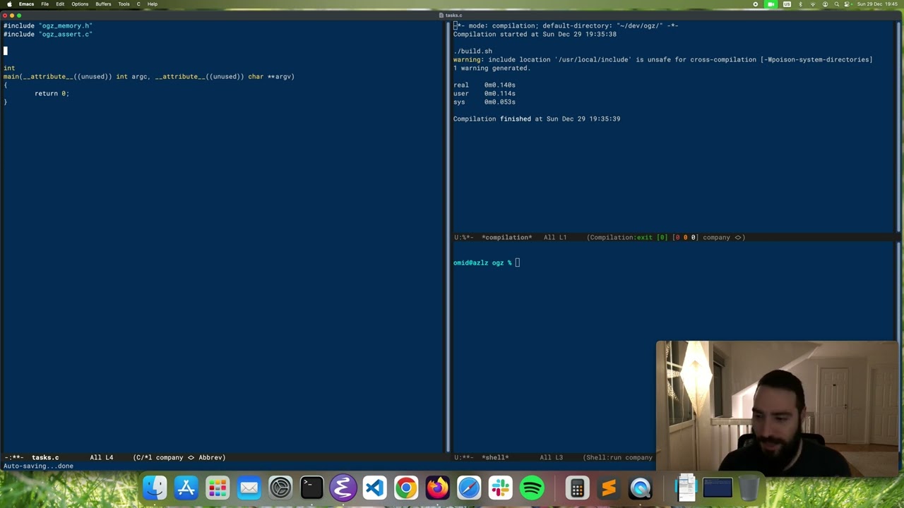 Writing a task/work system with coroutines (async functions) in C - Part 1