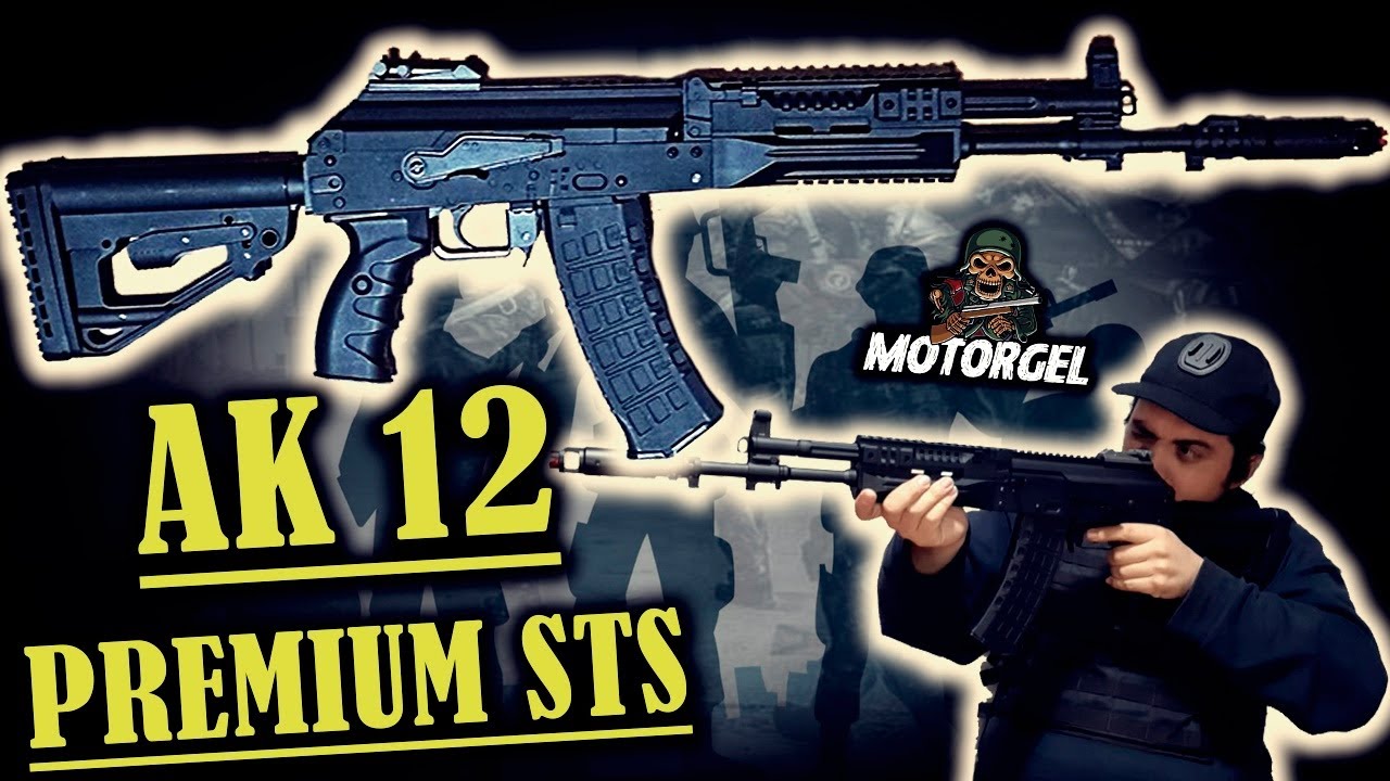 AK-12 STS Premium de hidrogel Escala 1:1 (Review, unboxing prueba Gel blasters)