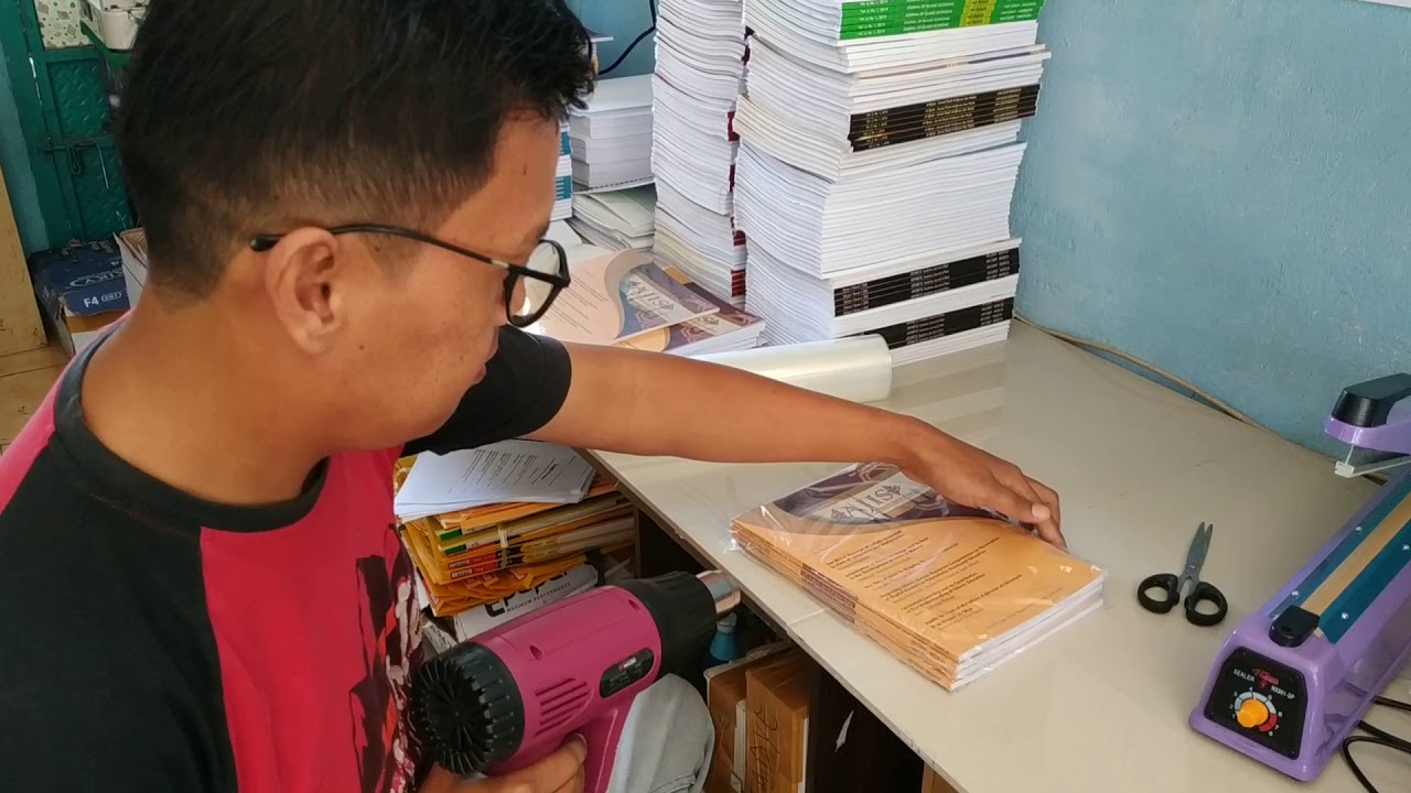 Shrink Buku Manual, Mudah cepat dan rapi