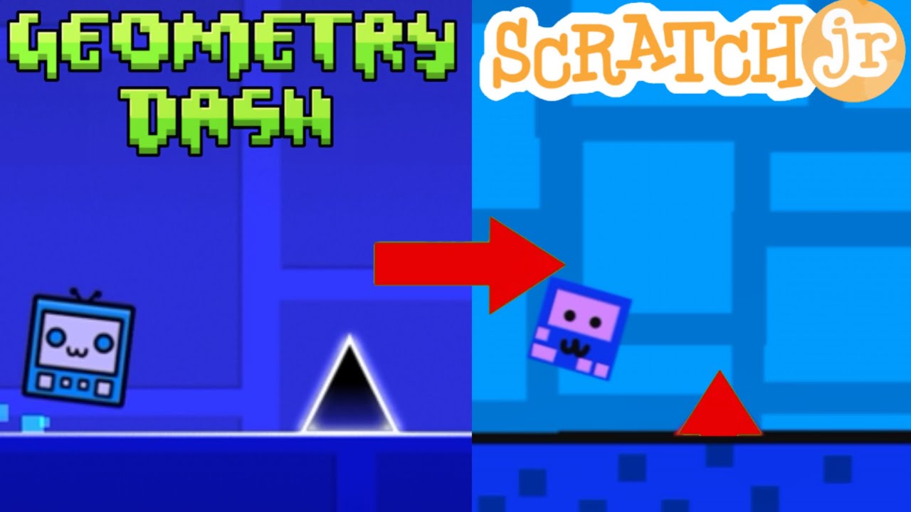 How I made GEOMETRY DASH in SCRATCH JR