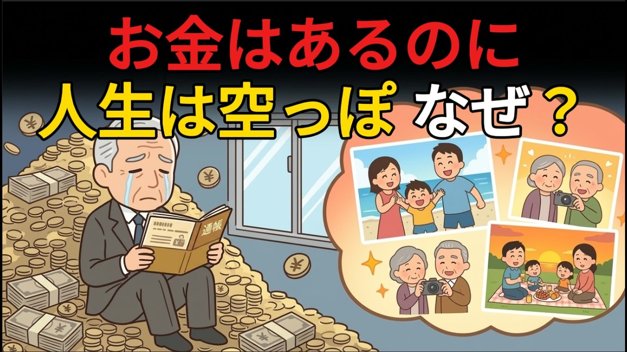 お金を残したまま死ぬ人と、思い出を残して死ぬ人。あなたはどちらを選びますか